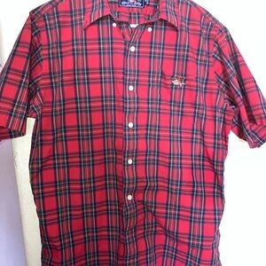 American Living Red and Blue‎ Dress Shirt